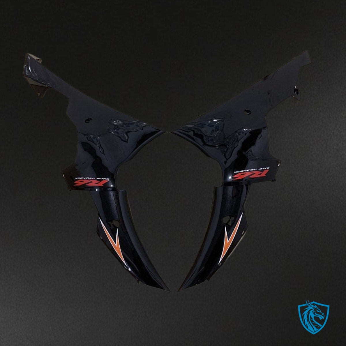 Yamaha YZF R6 (2008-2016) Black & Orange - MERGEment Motorcycle Fairings Kit