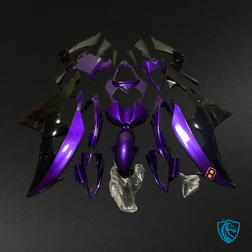 Yamaha YZF R6 (2008-2016) Black & Purple - Custom ABS Fairing Kit