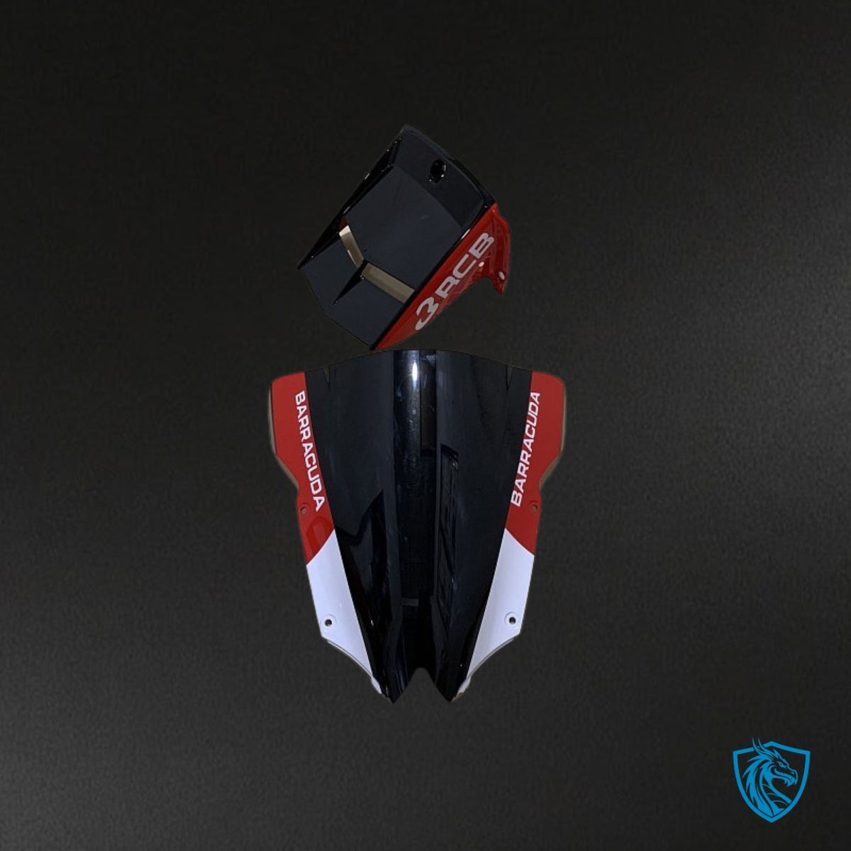 Yamaha YZF R6 (2008-2016) Black, Gloss Red & White Fairing Kit - Aftermarket ABS Bodywork
