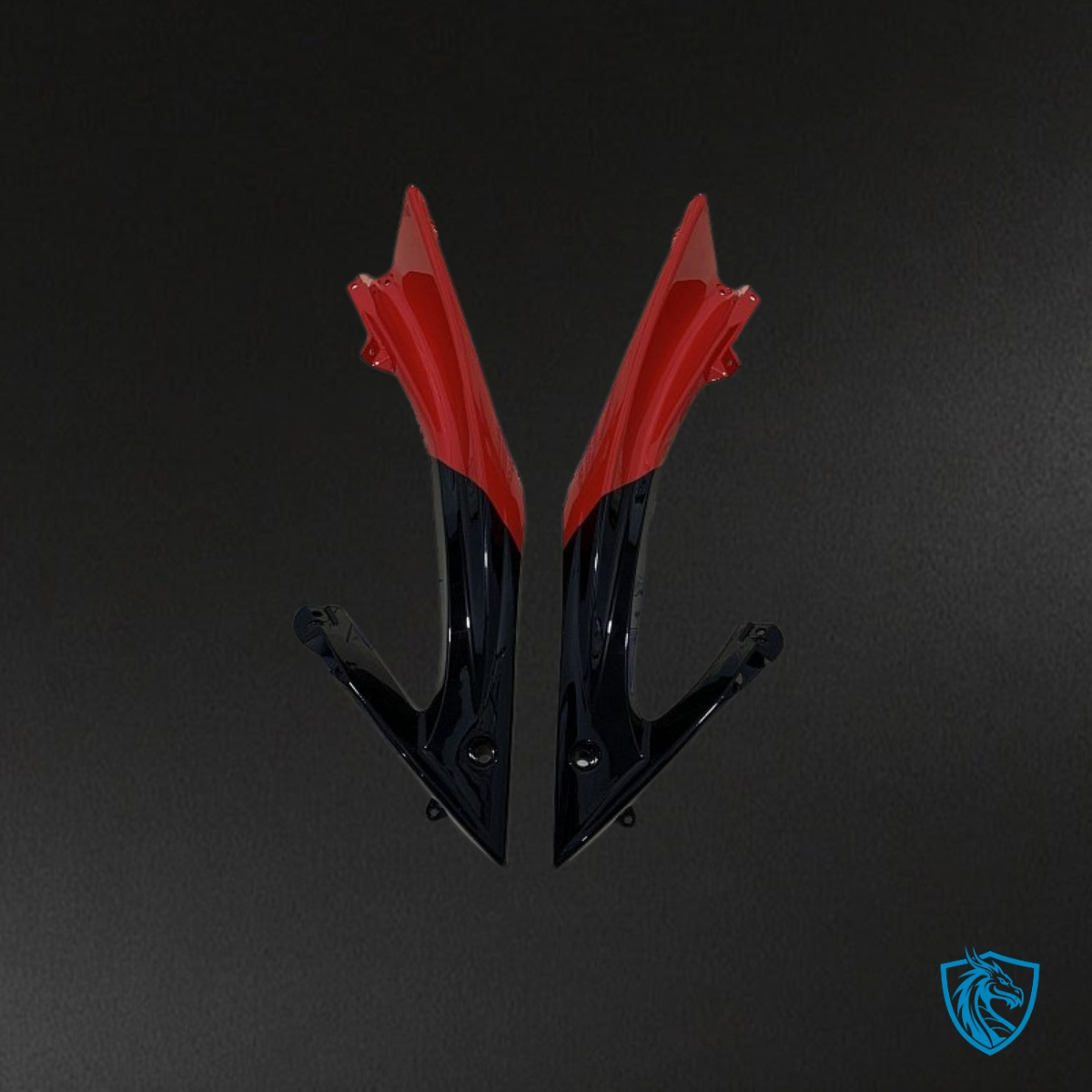 Yamaha YZF R6 (2008-2016) Black, Gloss Red & White Fairing Kit - Aftermarket ABS Bodywork