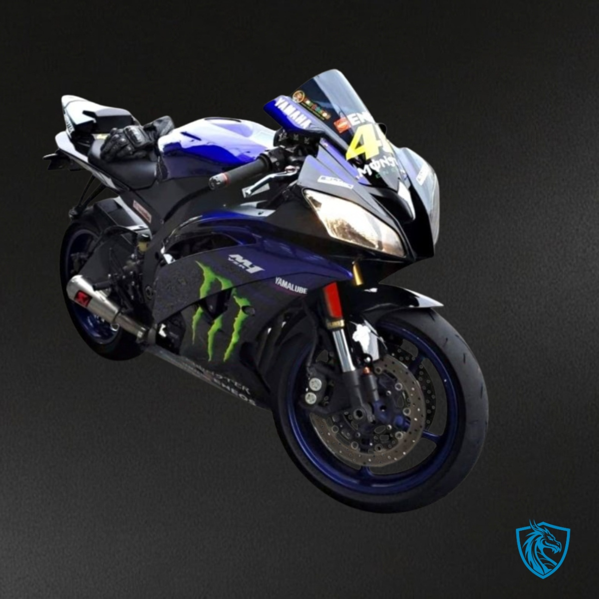 Yamaha YZF R6 (2008-2016) Blue, Green & Black Monster Fairing Kit | ABS Bodywork