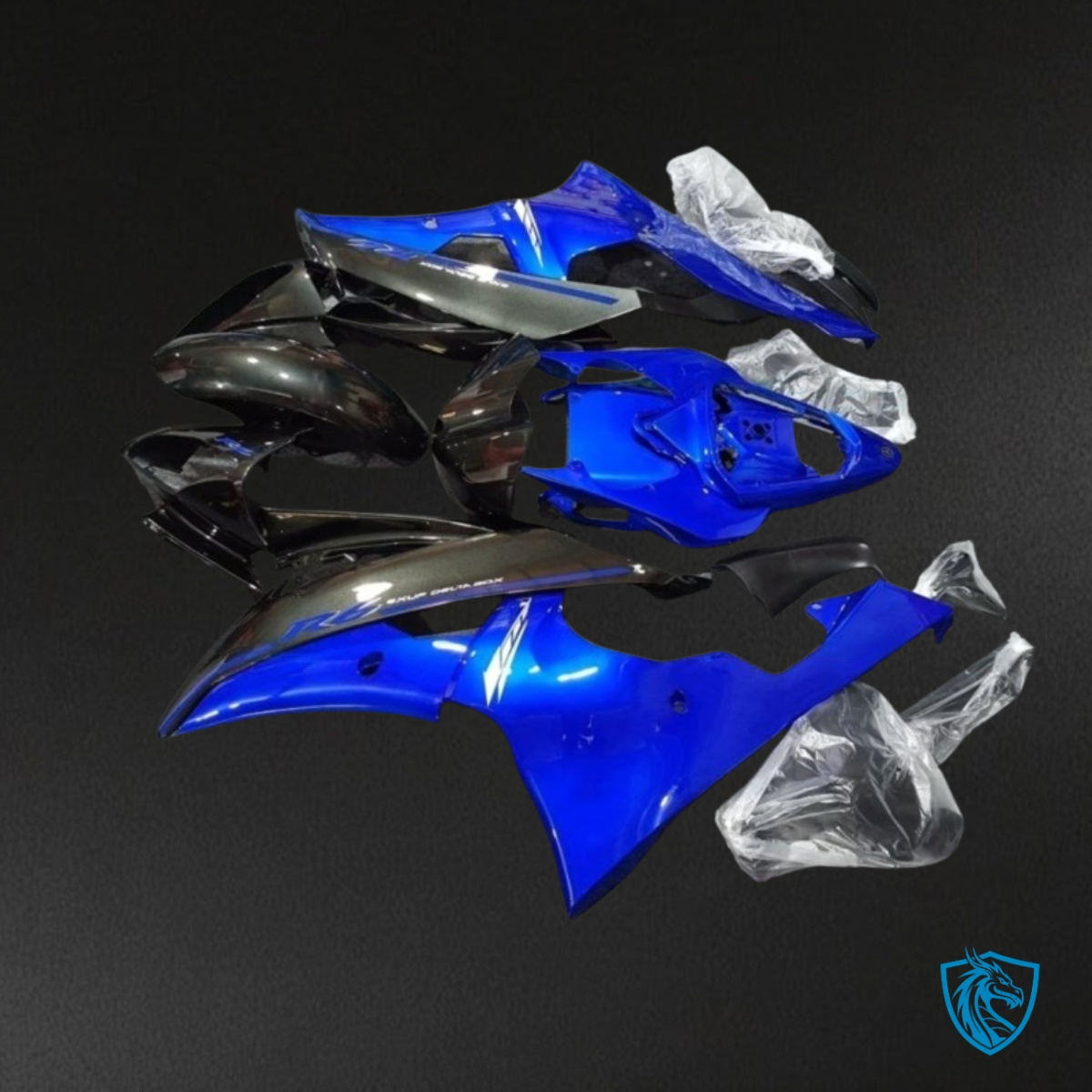 Yamaha YZF R6 (2008-2016) Blue & Black Fairing Kit - Aftermarket ABS Bodywork