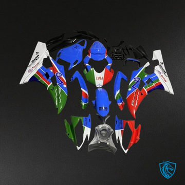 Yamaha YZF R6 (2008-2016) Blue, Red & Green - MERGEment Motorcycle Fairings Kit