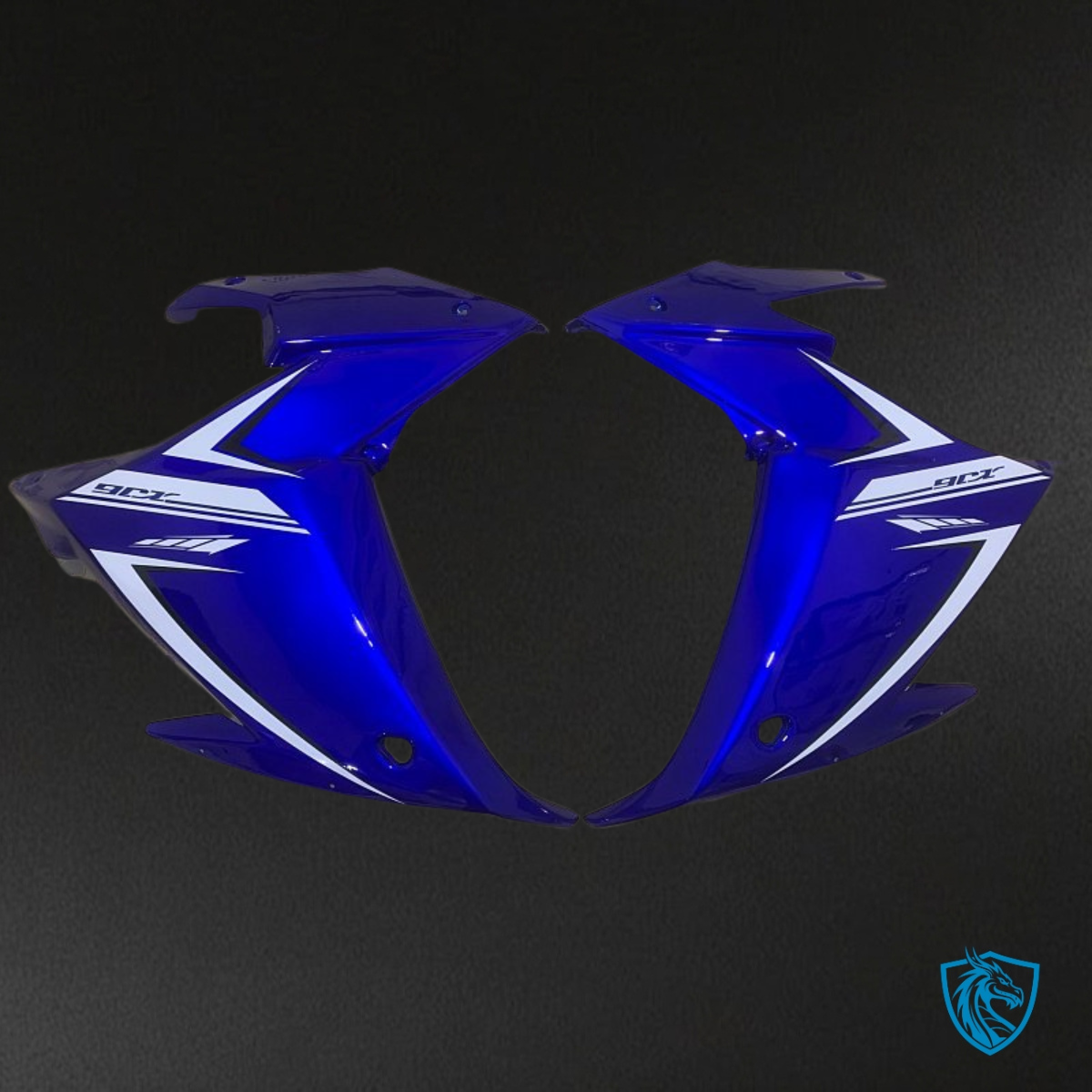 Yamaha YZF R6 (2008-2016) Blue, White & Black - Custom ABS Fairing Kit
