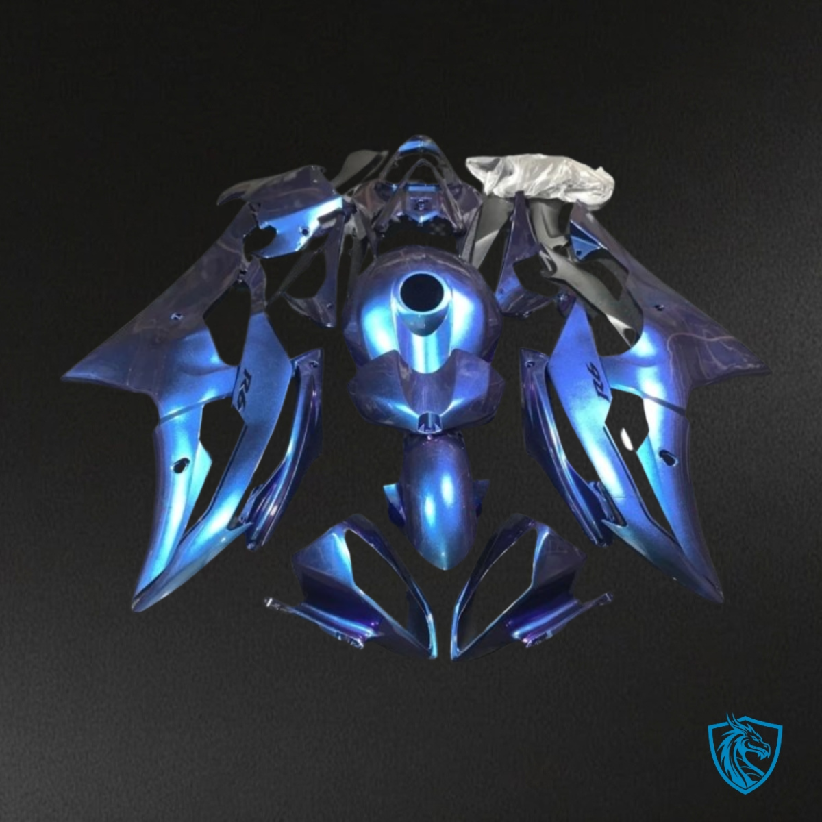 Yamaha YZF R6 (2008-2016) Chameleon Glossy Blue - MERGEment Motorcycle Fairings Kit