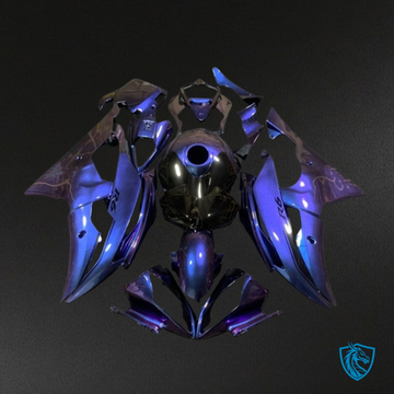 Yamaha YZF R6 (2008-2016) Chameleon Effect Glossy Blue - Custom ABS Fairing Kit