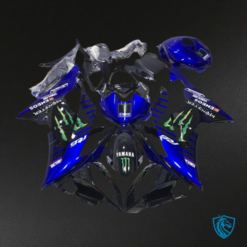 Yamaha YZF R6 (2008-2016) Blue Monster Fairings Kit | ABS Bodywork
