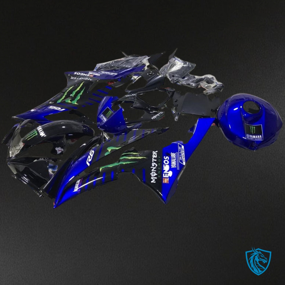 Yamaha YZF R6 (2008-2016) Blue Monster Fairings Kit | ABS Bodywork