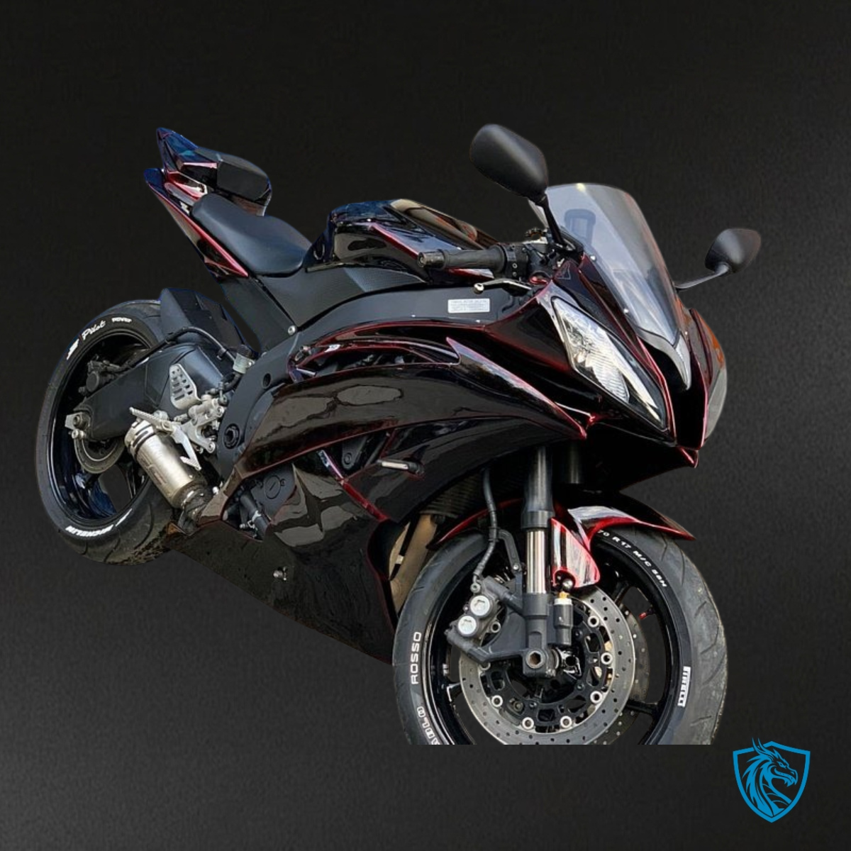 Yamaha YZF R6 (2008-2016) Gloss Red & Black - MERGEment Motorcycle Fairings Kit