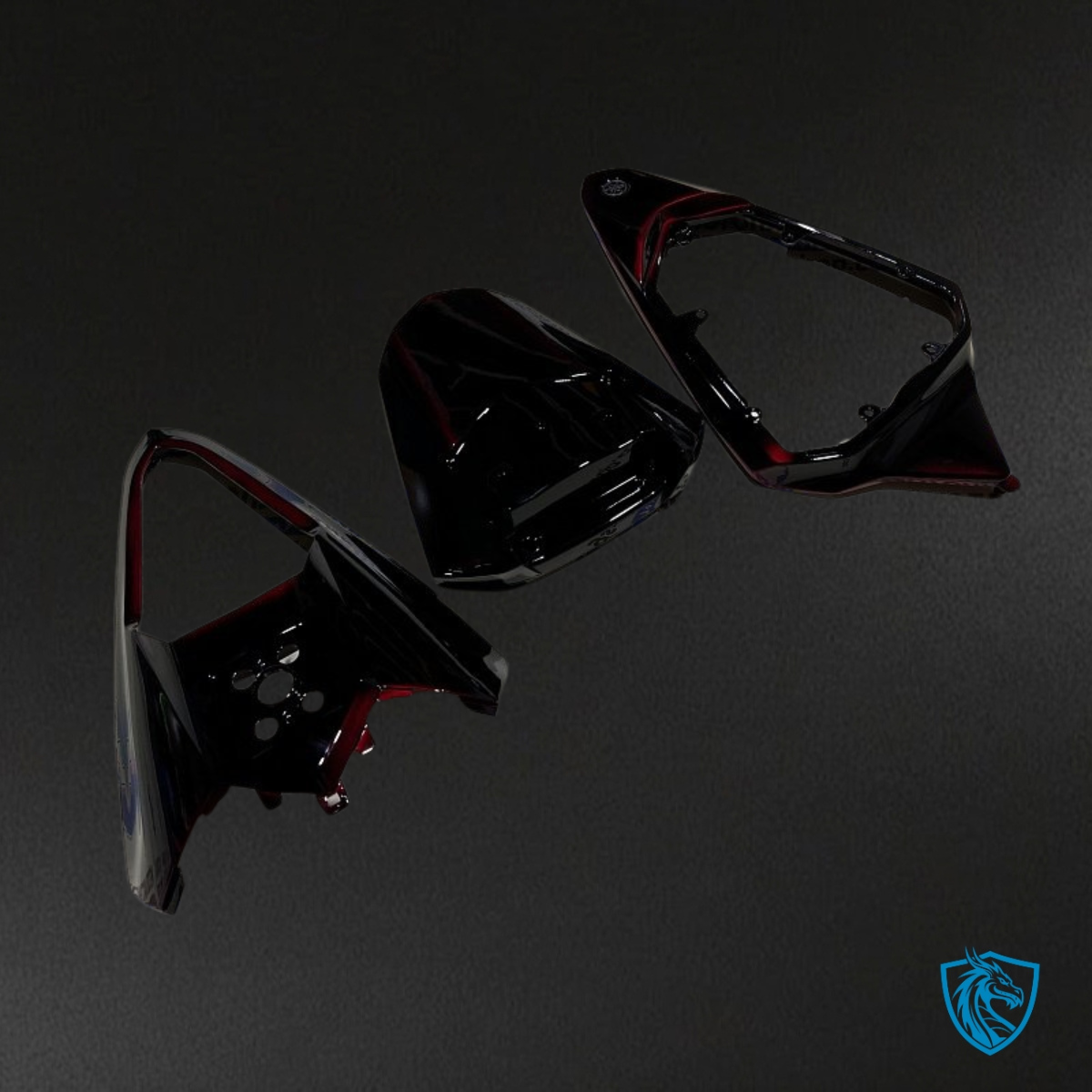 Yamaha YZF R6 (2008-2016) Gloss Red & Black - MERGEment Motorcycle Fairings Kit