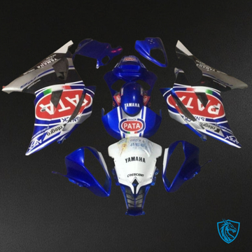 Yamaha YZF R6 (2008-2016) Blue, White & Red PATA - MERGEment Motorcycle Fairings Kit