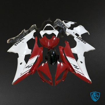 Yamaha YZF R6 (2008-2016) Red & White - MERGEment Motorcycle Fairings Kit