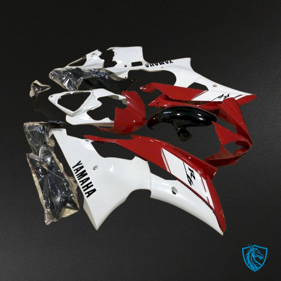 Yamaha YZF R6 (2008-2016) Red & White - MERGEment Motorcycle Fairings Kit