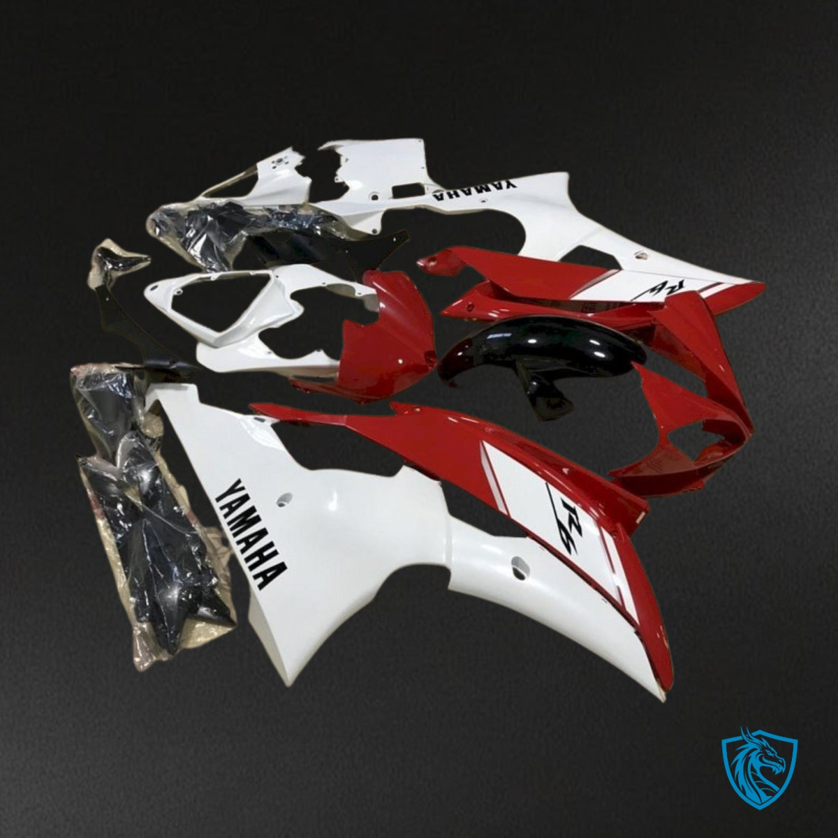 Yamaha YZF R6 (2008-2016) Red & White - MERGEment Motorcycle Fairings Kit