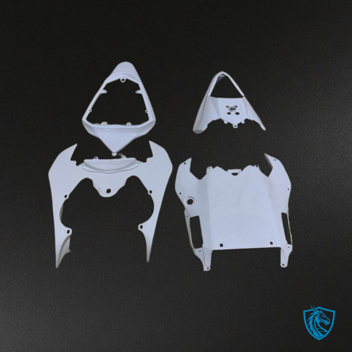 Yamaha YZF R6 (2008-2016) Gloss White Fairing Kit - Aftermarket ABS Bodywork