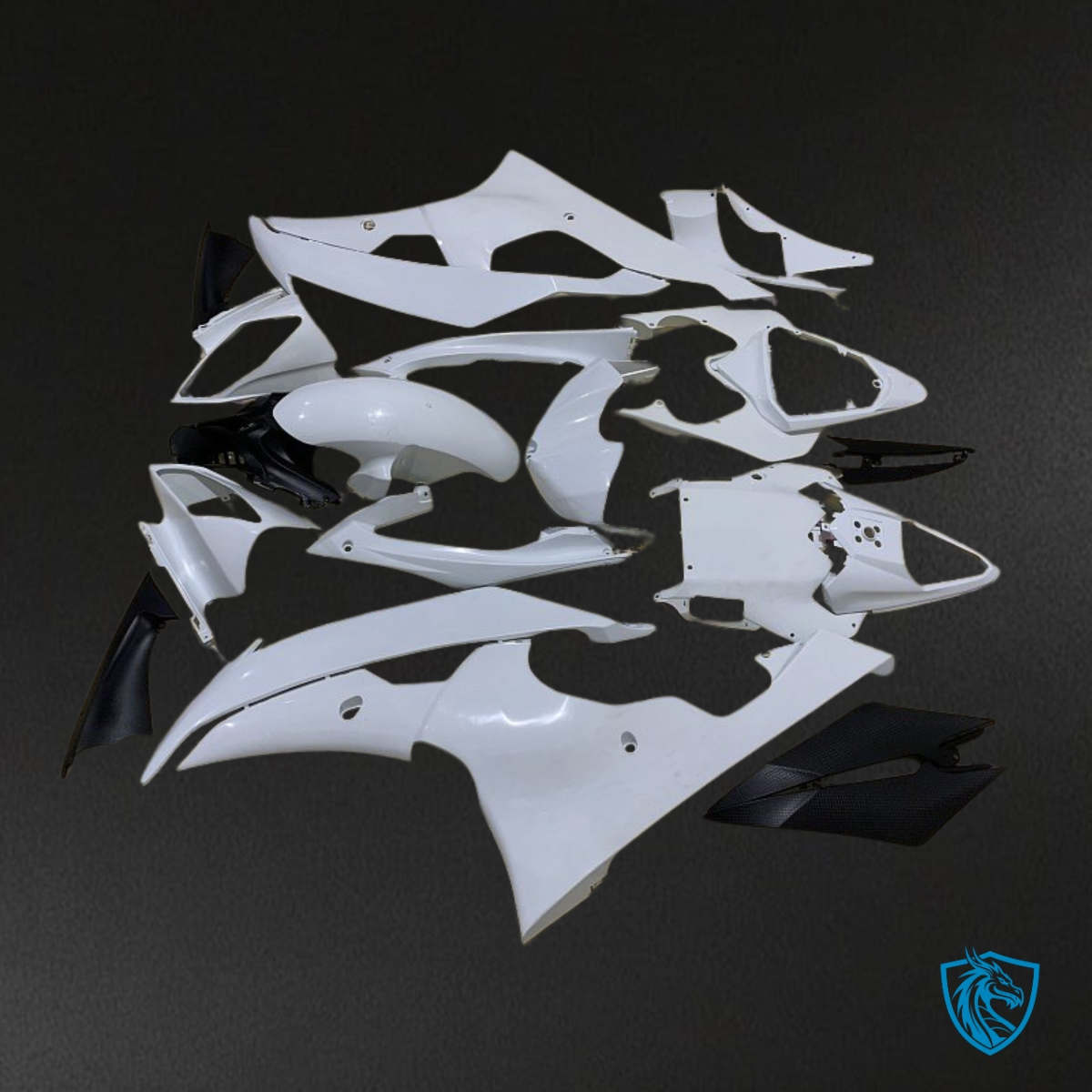 Yamaha YZF R6 (2008-2016) Gloss White Fairing Kit - Aftermarket ABS Bodywork