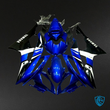 Yamaha YZF R6 (2008-2016) White, Black & Blue Fairing Kit | ABS Bodywork
