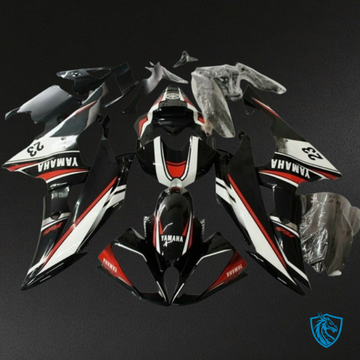 Yamaha YZF R6 (2008-2016) Black, White & Red Fairings Kit | ABS Bodywork