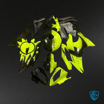 Yamaha YZF R6 (2008-2016) Yellow & Black Bright - MERGEment Motorcycle Fairings Kit