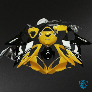 Yamaha YZF R6 (2008-2016) Yellow, Black & White Fairing Kit - Aftermarket ABS Bodywork