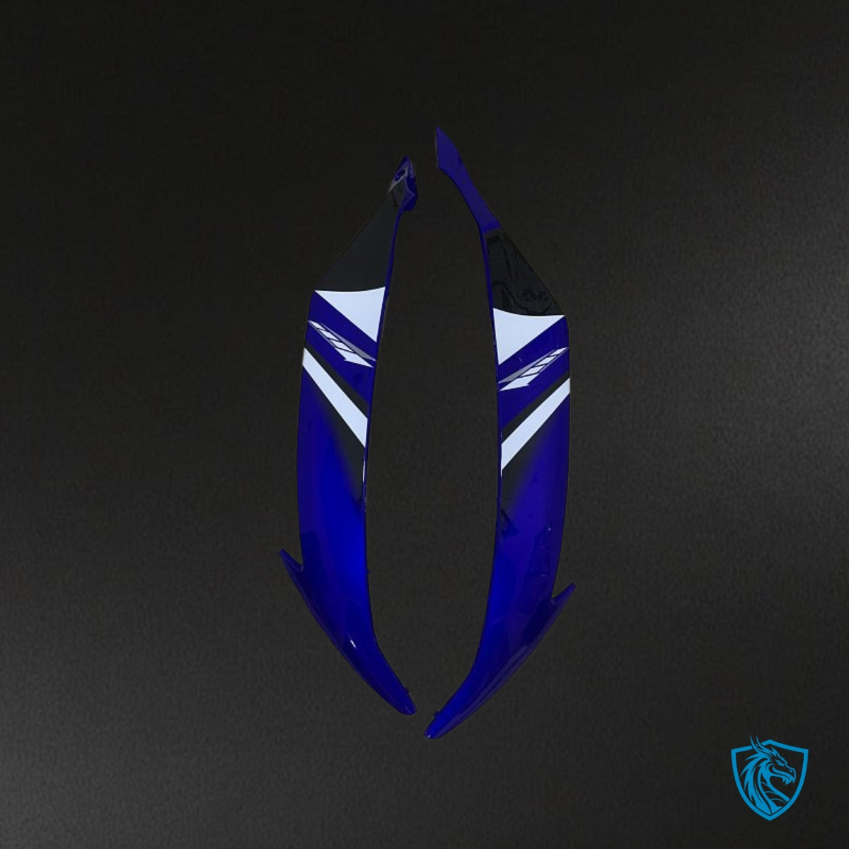 Yamaha YZF R6 (2008-2016) Black, Blue & White - Custom ABS Fairing Kit
