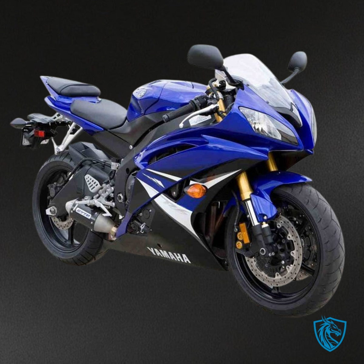 Yamaha YZF R6 (2008-2016) Black, Blue & White - Custom ABS Fairing Kit
