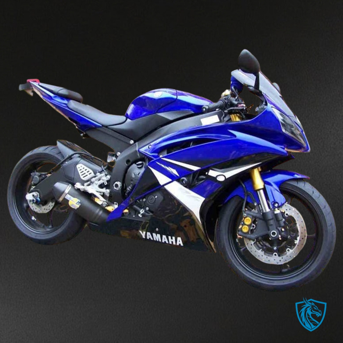 Yamaha YZF R6 (2008-2016) Black, Blue & White - Custom ABS Fairing Kit