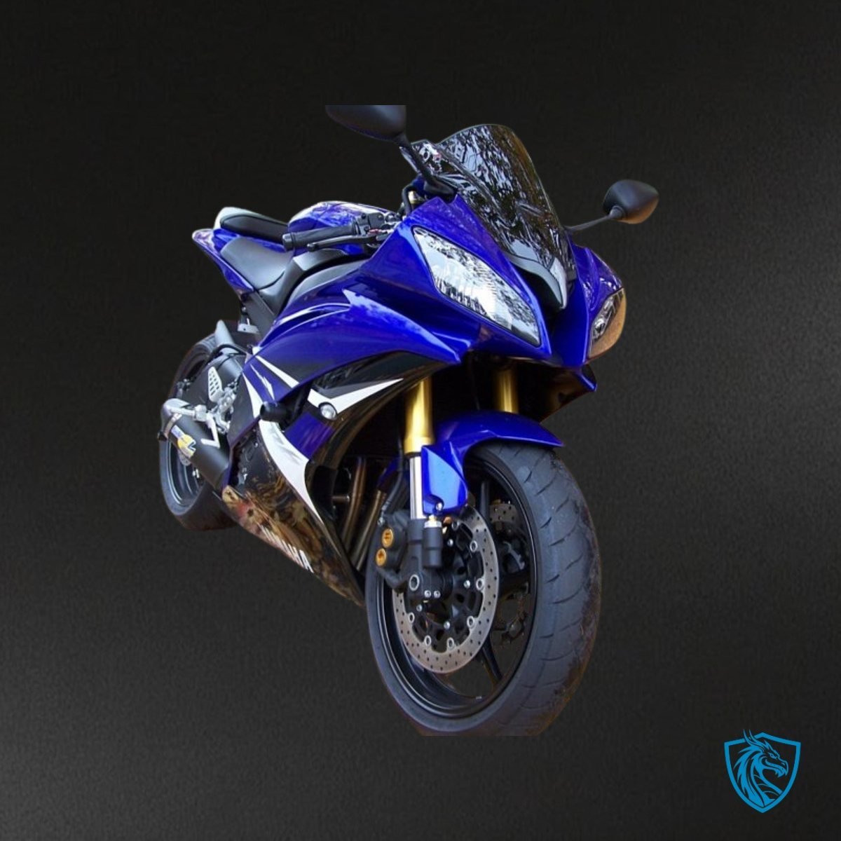 Yamaha YZF R6 (2008-2016) Black, Blue & White - Custom ABS Fairing Kit
