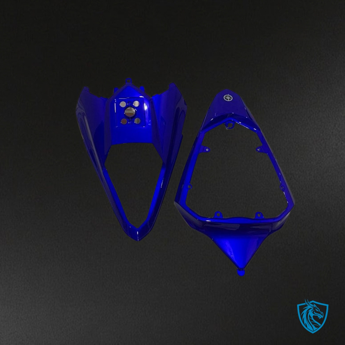Yamaha YZF R6 (2008-2016) Black, Blue & White - Custom ABS Fairing Kit