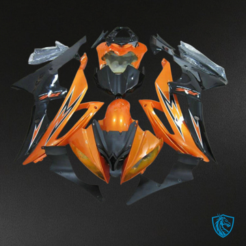 Yamaha YZF R6 (2008-2016) Black & Orange - Custom ABS Fairing Kit
