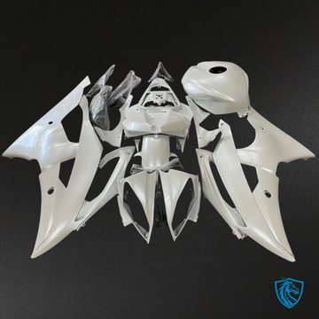 Yamaha YZF R6 (2008-2016) Gloss White Fairing Kit | ABS Bodywork