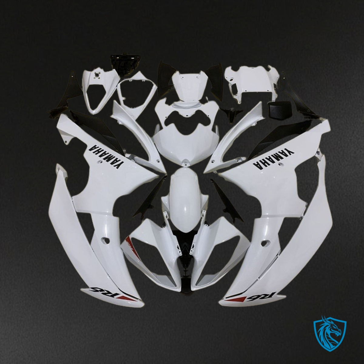 Yamaha YZF R6 (2008-2016) Glossy White - MERGEment Motorcycle Fairings Kit