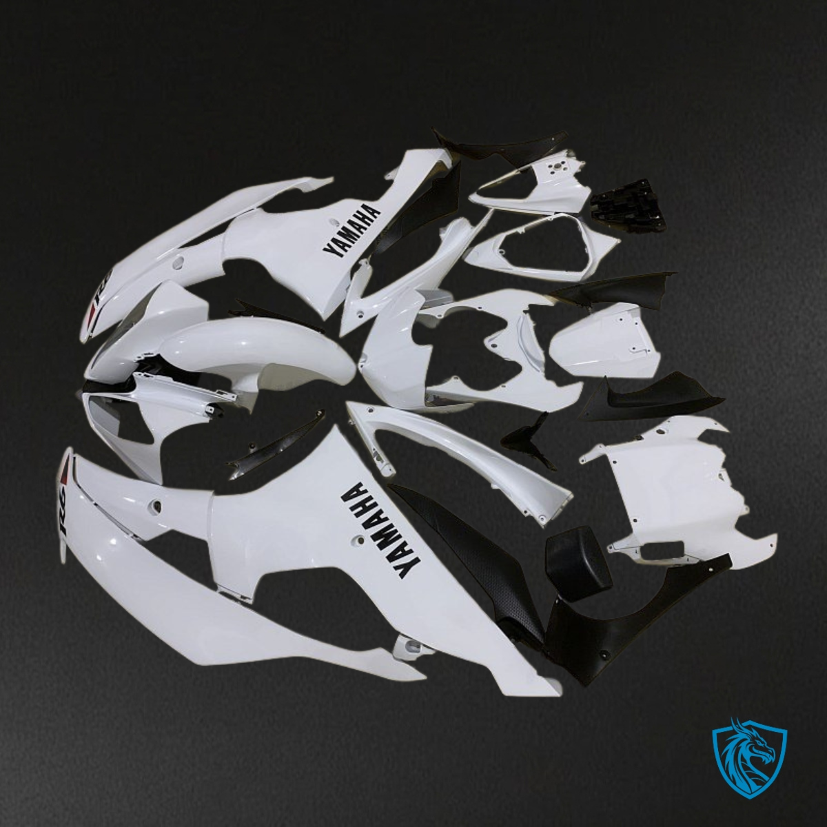 Yamaha YZF R6 (2008-2016) Glossy White - MERGEment Motorcycle Fairings Kit