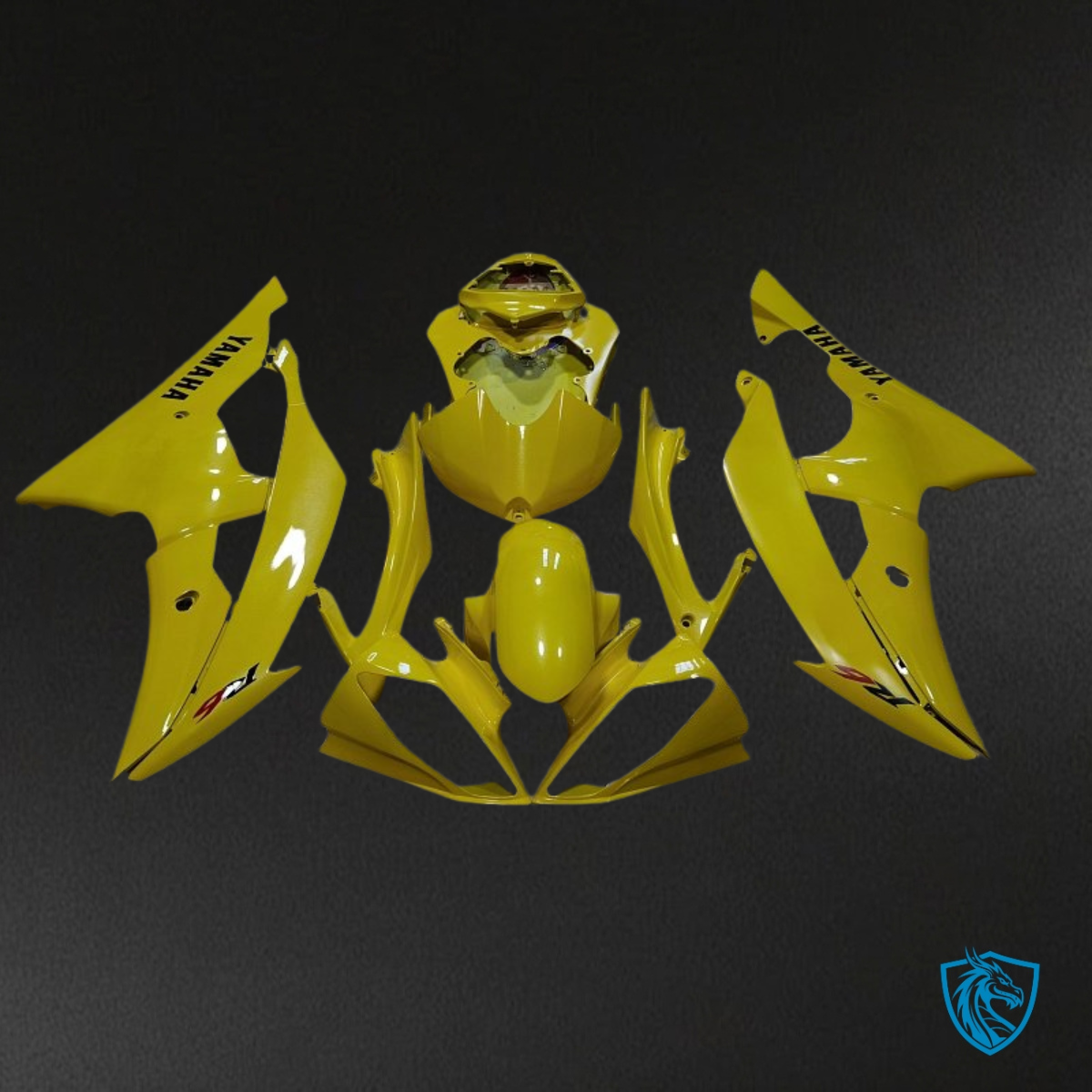 Yamaha YZF R6 (2008-2016) Glossy Yellow Fairing Kit - Aftermarket ABS Bodywork