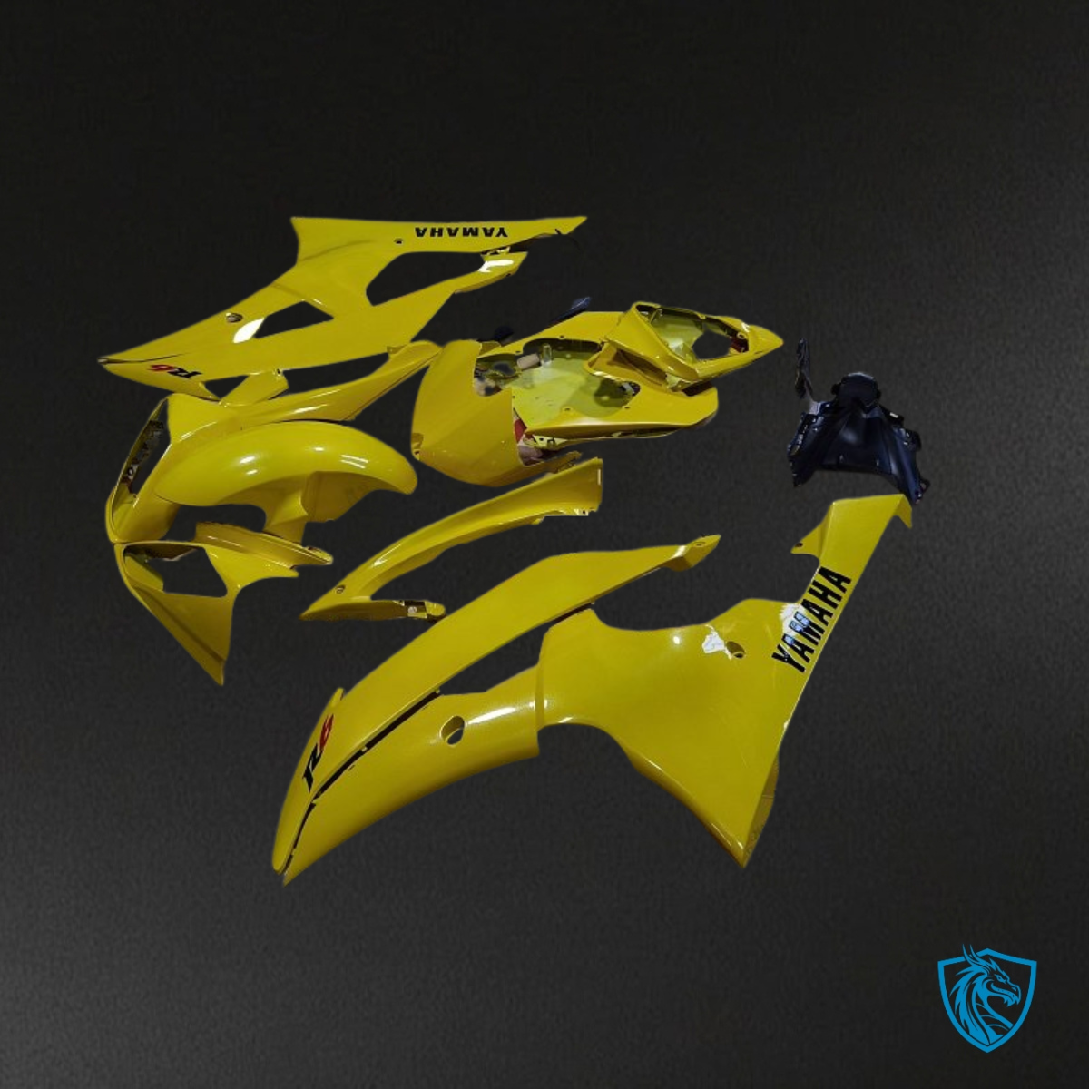 Yamaha YZF R6 (2008-2016) Glossy Yellow Fairing Kit - Aftermarket ABS Bodywork