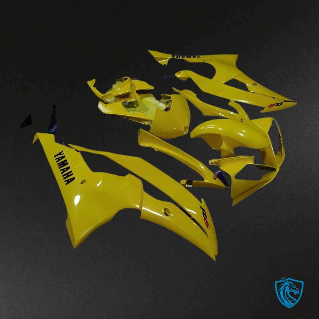 Yamaha YZF R6 (2008-2016) Glossy Yellow Fairing Kit - Aftermarket ABS Bodywork