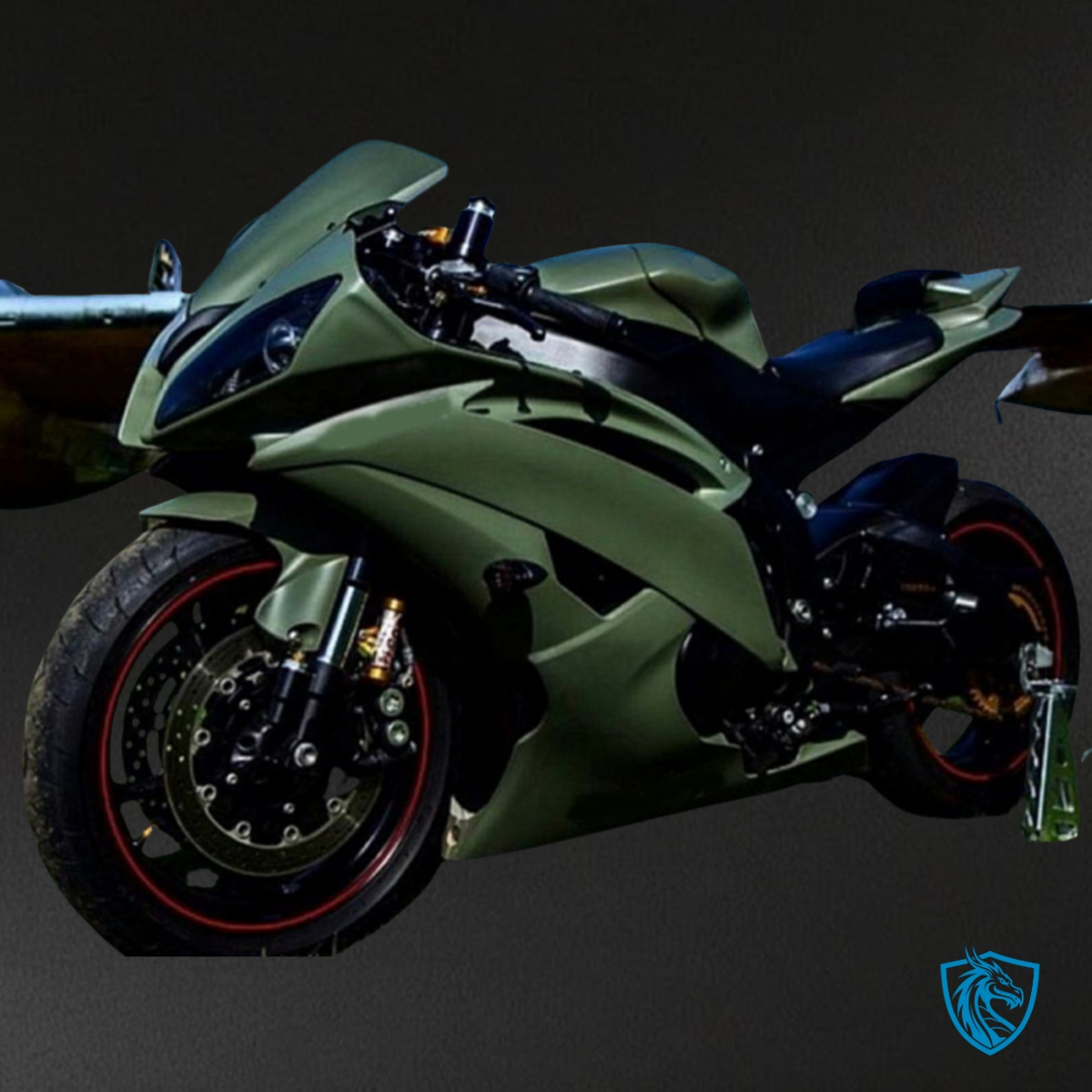 Yamaha YZF R6 (2008-2016) Army Green Fairing Kit - Aftermarket ABS Bodywork