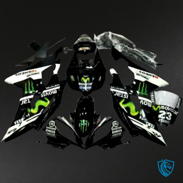 Yamaha YZF R6 (2008-2016) Movistar Black & White - MERGEment Motorcycle Fairings Kit