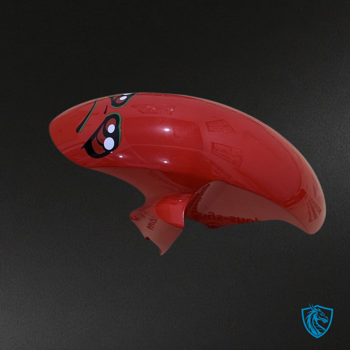 Yamaha YZF R6 (2008-2016) Black, Red & White Shark Teeth - Custom ABS Fairing Kit