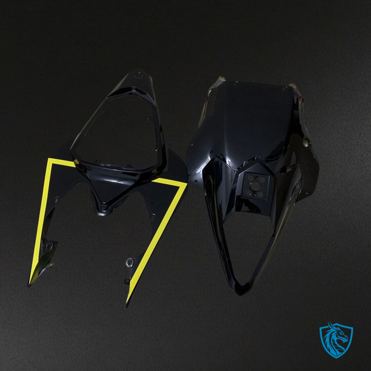 Yamaha YZF R6 (2008-2016) Black & Yellow Shark - MERGEment Motorcycle Fairings Kit