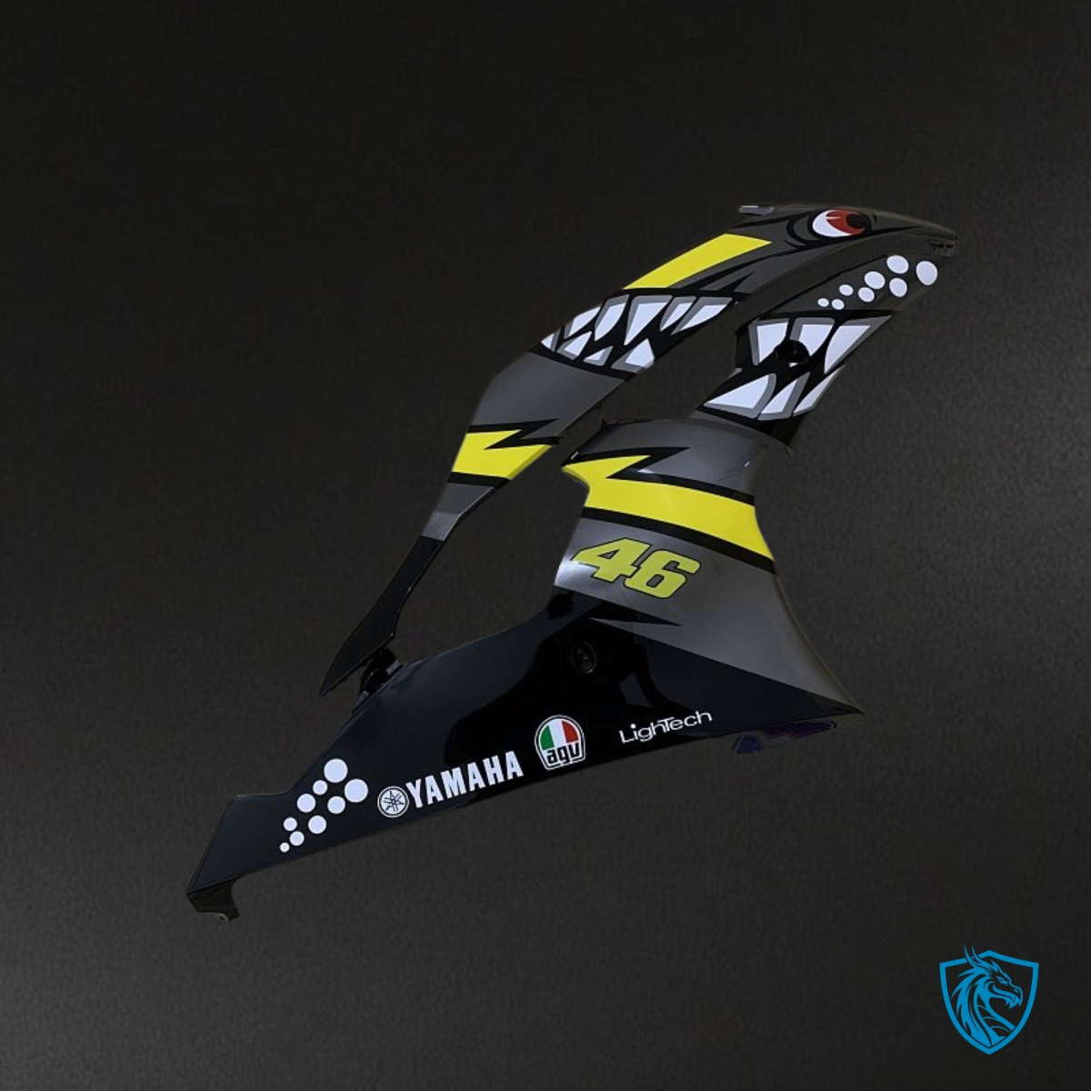 Yamaha YZF R6 (2008-2016) Black & Yellow Shark - MERGEment Motorcycle Fairings Kit