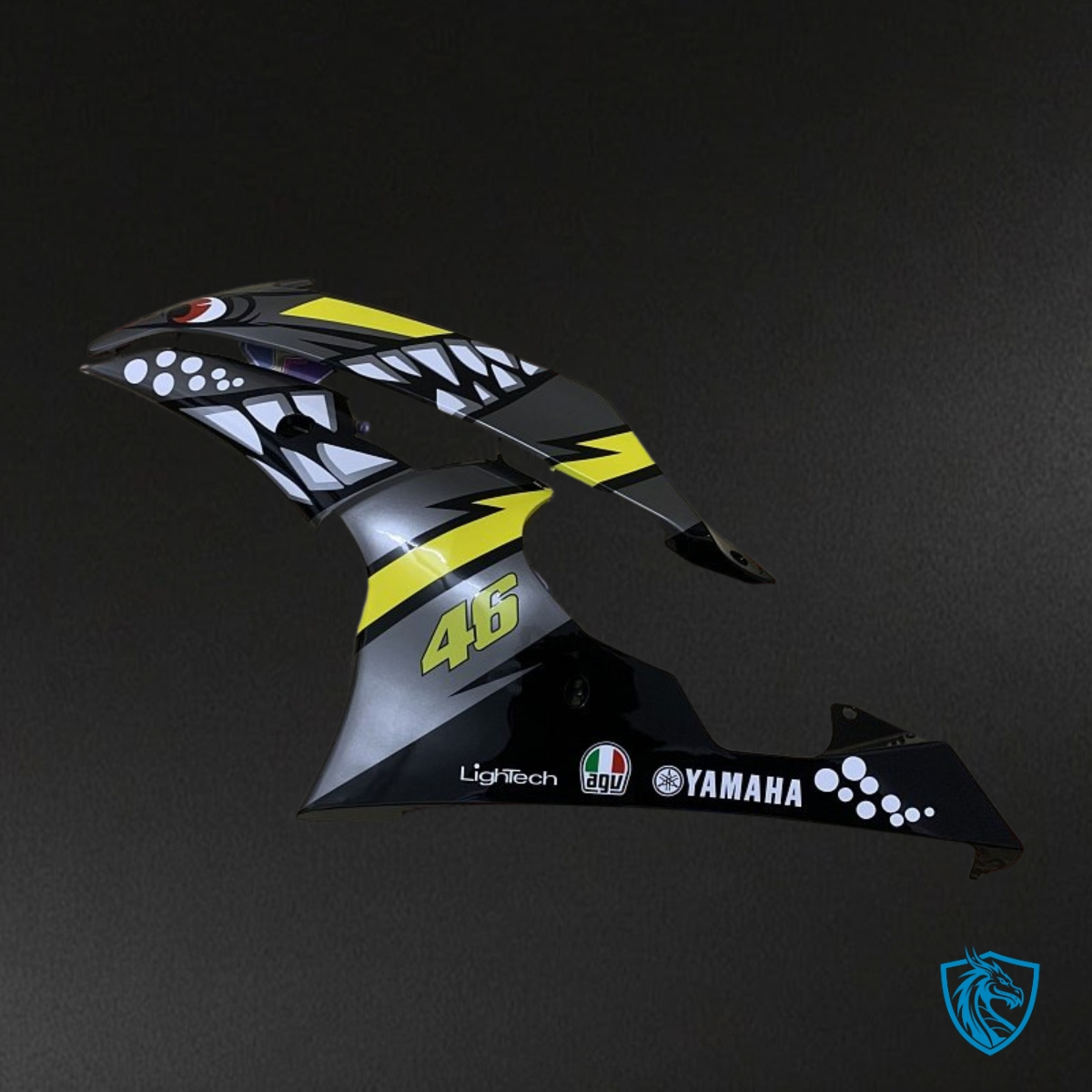 Yamaha YZF R6 (2008-2016) Black & Yellow Shark - MERGEment Motorcycle Fairings Kit