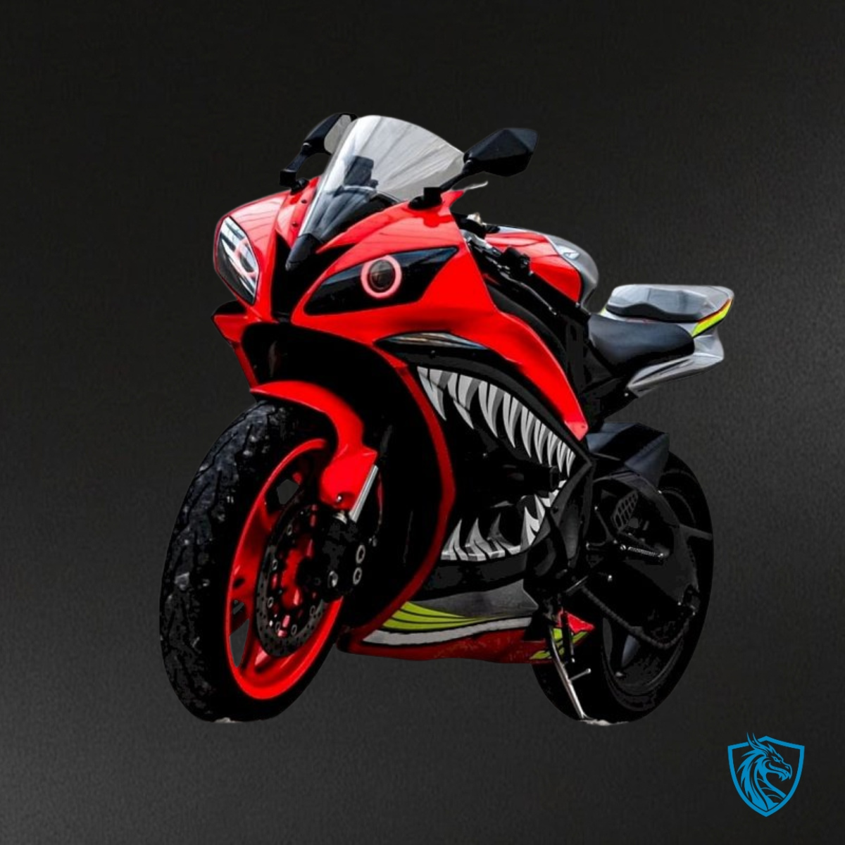 Yamaha YZF R6 (2008-2016) Red & Gray Shark Fairings Kit | ABS Bodywork
