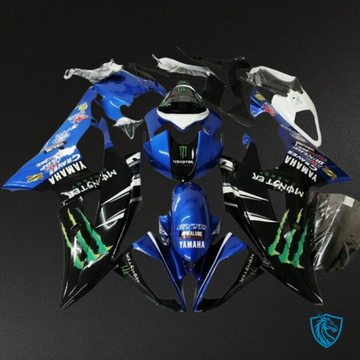 Yamaha YZF R6 (2008-2016) Blue & Black - Custom ABS Fairing Kit