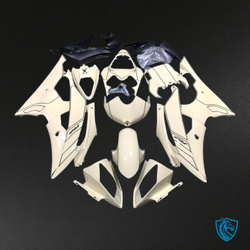 Yamaha YZF R6 (2008-2016) White & Beige - MERGEment Motorcycle Fairings Kit