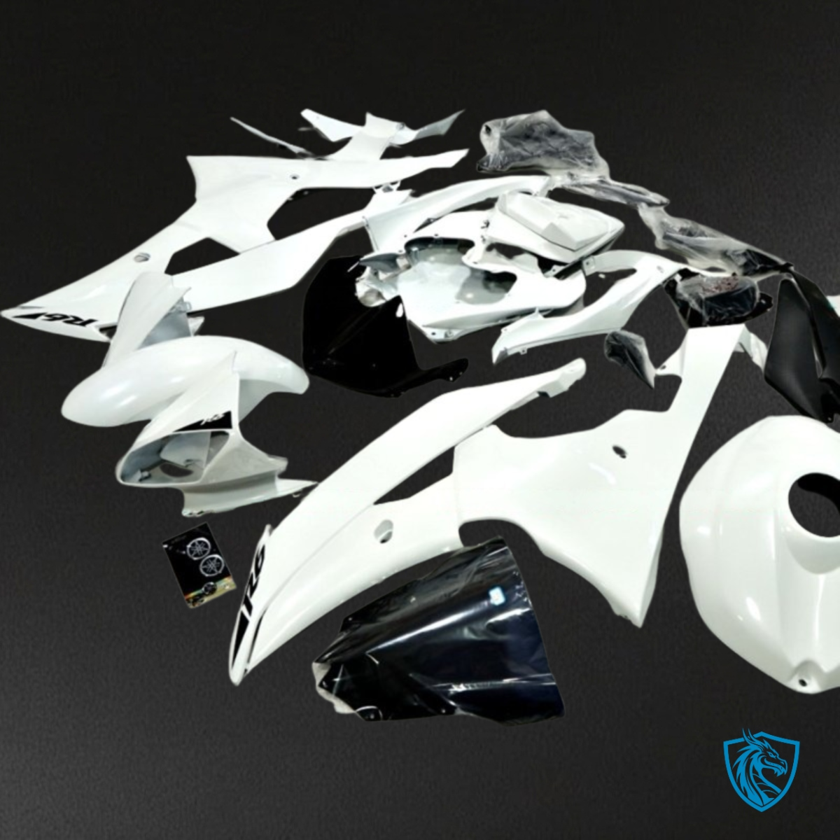Yamaha YZF R6 (2008-2016) Gloss White - MERGEment Motorcycle Fairings Kit