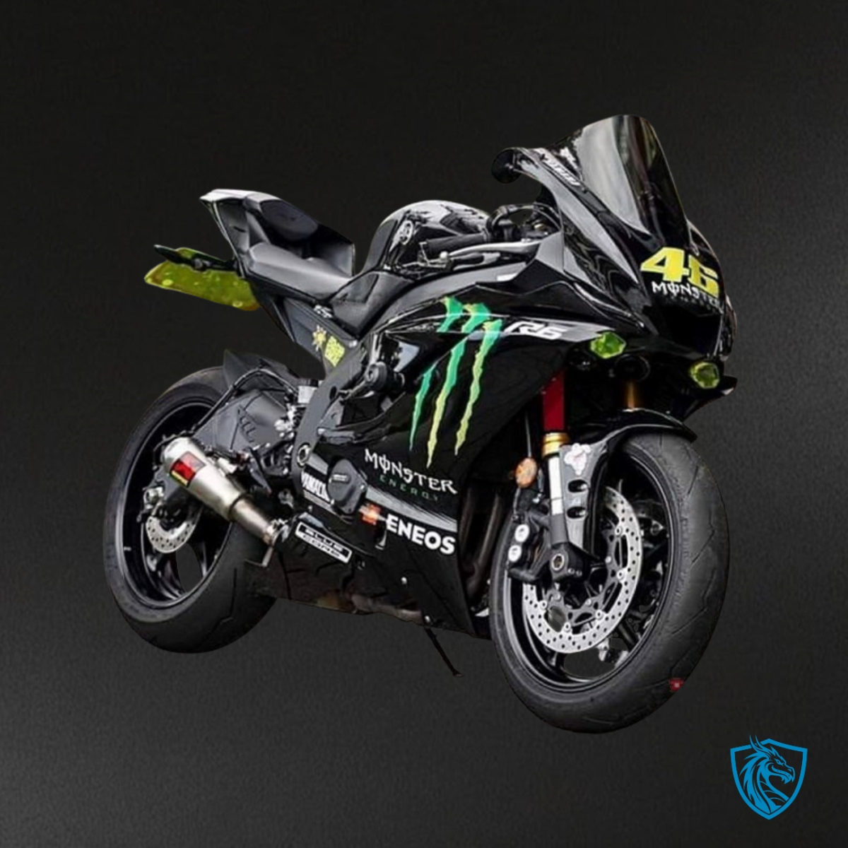 Yamaha YZF R6 (2017-2019) Black, Green & neon Yellow Fairing Kit - Aftermarket ABS Bodywork
