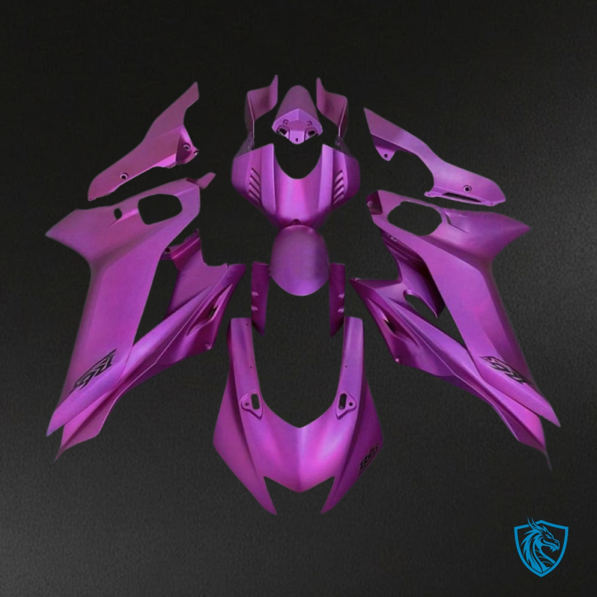 Yamaha YZF R6 (2017-2019) Purple Logo Fairing Kit | ABS Bodywork