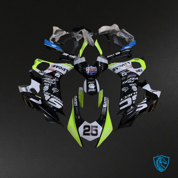 Yamaha YZF R6 (2017-2019) Black, Yellow & White Fairings Kit | ABS Bodywork