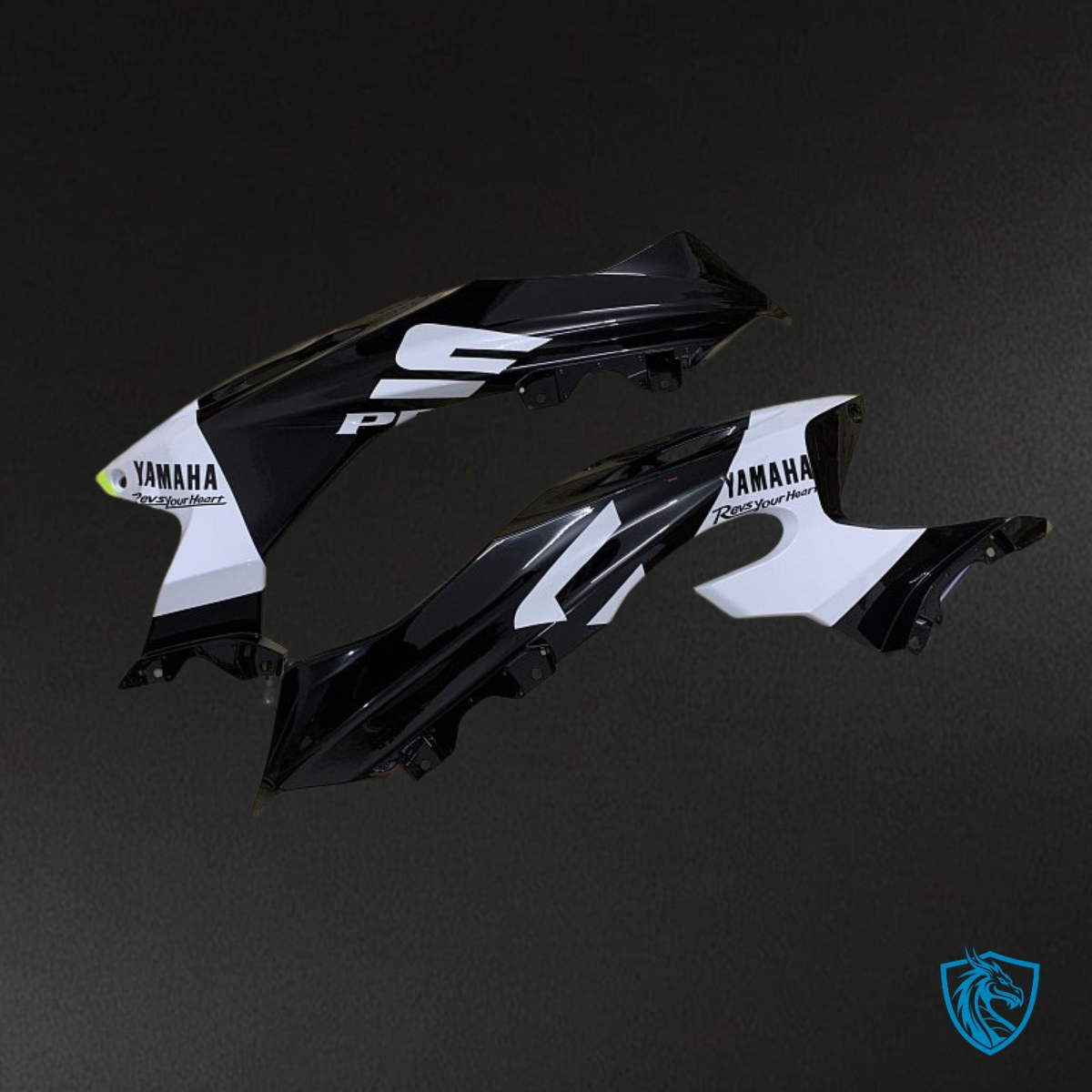 Yamaha YZF R6 (2017-2019) Black, Yellow & White Fairings Kit | ABS Bodywork